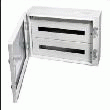 COFFRET DE PROTECTION METALLIQUE IP55 IK09  2 RANG. 48-72 MOD KIT R. DIN DIM. : 670X510X212 MM