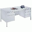 CONFORT MINISTRE L180 GRIS CLAIR AVEC CAISSONS 2T ET 3T