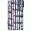 ESSUIE-MAINS TEXTILE 100% COTON MULTICOLORE - PAQUET DE 6 -