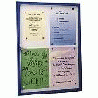 VITRINE D'INTÉRIEUR À PORTE BATTANTE GRIS ANTHRACITE POUR 4 FEUILLES VITRINE D'INTÉRIEUR À PORTE BATTANTE GRIS ANTHRACITE POUR 4 FEUILLES