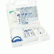 COFFRET DE SECOURS  AVEC NOTICE EXPLICATIVE, AVEC SIGNALÉTIQUE ADAPTÉE