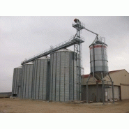Silo de stockage à fond plat Silo de stockage à fond plat
