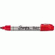MARQUEUR PERMANENT SHARPIE - POINTE BISEAUTÉE MOYENNE - CORPS MÉTAL - ROUGE