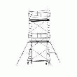 ECHAFAUDAGES ROULANTS ACIER ALTITUDE AC250 H4.90M