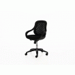 FAUTEUIL CAEN FAUTEUIL À ROULETTES NOIR