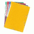 CHEMISE À ÉLASTIQUE 3 RABATS BRUNEAU 24 X 32 CM - COULEURS ASSORTIES DOS 3 CM - PAQUET DE 10 - BRUNEAU