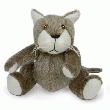CHAT SCHUBERT ARTICULÉ TAUPE 21CM  CHAT SCHUBERT TAUPE