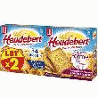 HEUDEBERT 34 BISCOTTES NATURE 300 G + 34 BISCOTTES PACTE FORME 280 G