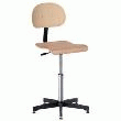 CHAISE D'ATELIER BOIS BAS PATINS VERSION SYNCHRONE.