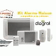 ALARME MAISON DIAGRAL - KIT COMPLET - COMPATIBLE ANIMAUX - DIAG02ASF