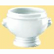 SOUPIERE TETE DE LION BLANCHE 40CL - PILLIVUYT