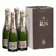 DUVAL LEROY COFFRET DUVAL-LEROY CUBE DEMIE 4 BOUTEILLES