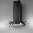 BROAN - HOTTE DECORATIVE MURALE 90CM DIVA HD7356VN (HD 7356 VN) VERRE/NOIR