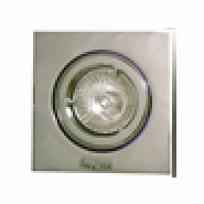 SPOT ENCASTRé CARRE ORIENTABLE CHROME GU5.3 50W HALOGENE IP23