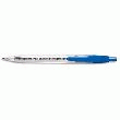 STYLO À BILLE RÉTRACTABLE WSTAR - POINTE MOYENNE - CORPS PLASTIQUE CRISTAL - BLEU