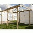 CHALET ET JARDIN CARPORT BOIS IMPERIA 15M²