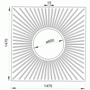GRILLE DE PROTECTION D'ARBRE