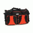 SAC DE VOYAGE À ROULETTES NOIR/ROUGE