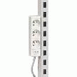 REGETTE ELECTRIQUE 3 PRISES+ TERRE CABLEES.