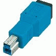 ADAPTATEUR CONRAD USB 3.0 FICHE MÂLE A/FICHE FEMELLE B