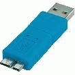ADAPTATEUR CONRAD USB 3.0 / FICHE MÂLE A/MICRO B