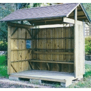 ABRI BUS EN BOIS