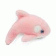 PETIT DAUPHIN HOCHET ROSE 18CM  PETIT DAUPHIN HOCHET ROSE
