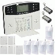 ALARME KIT MIXTE SANS-FIL ET FILAIRE AVEC TRANSMETTEUR RTC - EMATRONIC - AL01 PREMIUM - POUR 4 OU 5 PIÈCES