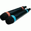 2 MICROS SANS FIL SONY POUR PS2 & 3 SINGSTAR