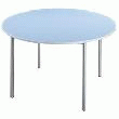 TABLE CAFÉTÉRIA RONDE BLEU BRAZIL