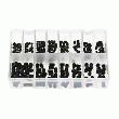 VIS STHC MÉTRIQUES CUVETTE NOIR ASSORTIMENT DE 250 PIÈCES