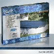 BACHE - COUVERTURE - VOLET - ENROULEUR - BÂCHE HIVERNAGE PISCINE OVALE 500 X 300 - 100G/M