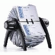 FICHIER ROTATIF OUVERT NOIR DURABLE POUR CARTES DE VISITE - DURABLE