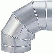 COUDE A 90 DEGRES POUR GAINE DIAMETRE 125MM.