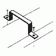 FIXATION CONDUIT PLAT 125 (2 UNITÉS)