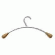 LOT DE 6 CINTRES DESIGN ALU ET BOIS