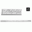 GRILLE INOX 'STYLE' POUR CANIVEAU DE SOL VENSIO DE WIRQUIN 70CM