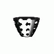 CORBEILLE A PAIN AJOUREE O17CM EN INOX 18/10 - COLLECTION UNO - MEPRA