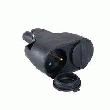FICHE FEMELLE IP55 2 PRISES 2P+T 16A.