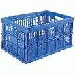 BAC DE STOKAGE PLIANTE EN PLASTIQUE - 45 LITRES