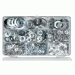 COFFRET PLAST 9T7 DIN125A RONDELLES PLATES / ACIER.