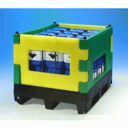 BOX A BONBONNE EN POLYéTHYLèNE - VERSION BASSE - 4670