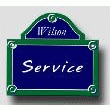 SIGNALéTIQUE PLAQUE DE PARIS SERVICE