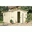 GARAGE ALBATROS EN BOIS DE SAPIN 17MM MODÈLE ABRI SANS TRAITEMENT
