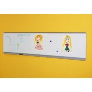 LA PISTE GRAPHIQUE ULMANN SCOLAIRE ET MATERNELLE, ÉMAILLÉ VERT, H/L : 1,2 X 3 M