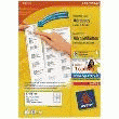 BOITE DE 2100 ETIQUETTES LASER 63.5X38.1 BLANC.