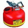 BIDON 8 L POUR LE STOCKAGE DE LIQUIDES INFLAMMABLES ET CORROSIFS.