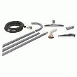 FLEXIBLE PVC ANTI-STATIQUE L=4M DIA=45MM AV.ACCOUPLEMENTS.