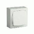 INTERRUPTEUR BLANC SAILLIE BOUTON POUSSOIR.