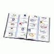 PORTE-CARTES DE VISITE ELBA PVC 245 X 310 MM NOIR - 400 CARTES